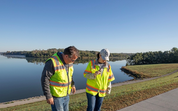 U.S. Army Corps of Engineers, Omaha District conducts dam safety inspection of Lake Cunningham Dam