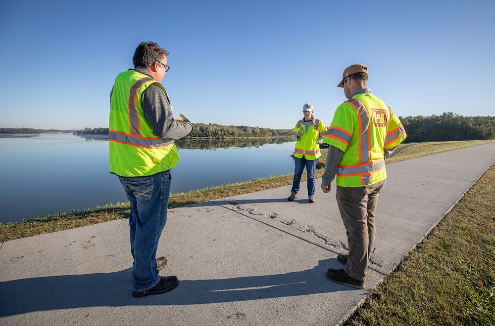 U.S. Army Corps of Engineers, Omaha District conducts dam safety inspection of Lake Cunningham Dam