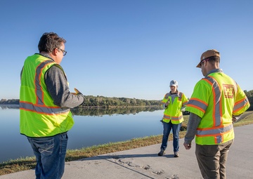 U.S. Army Corps of Engineers, Omaha District conducts dam safety inspection of Lake Cunningham Dam