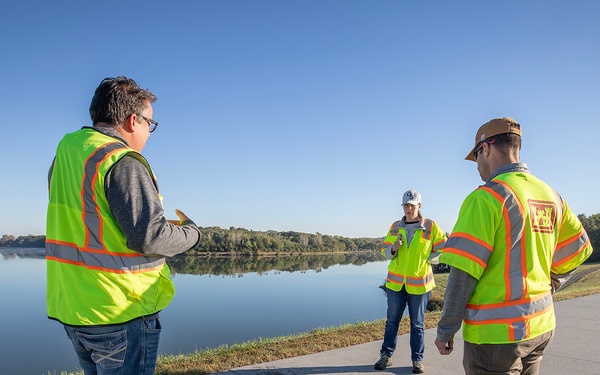 U.S. Army Corps of Engineers, Omaha District conducts dam safety inspection of Lake Cunningham Dam