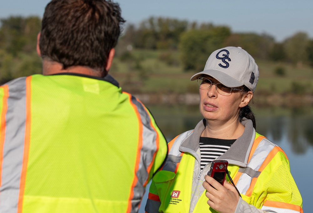 U.S. Army Corps of Engineers, Omaha District conducts dam safety inspection of Lake Cunningham Dam