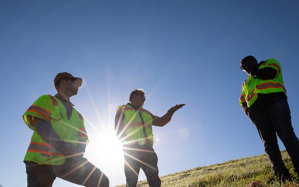 U.S. Army Corps of Engineers, Omaha District conducts dam safety inspection of Lake Cunningham Dam