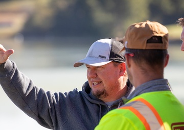 U.S. Army Corps of Engineers, Omaha District conducts dam safety inspection of Lake Cunningham Dam