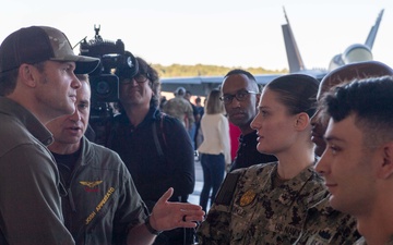 Secretary of War Visits NAS Oceana, Recognizes Sailors for Exceptional Service