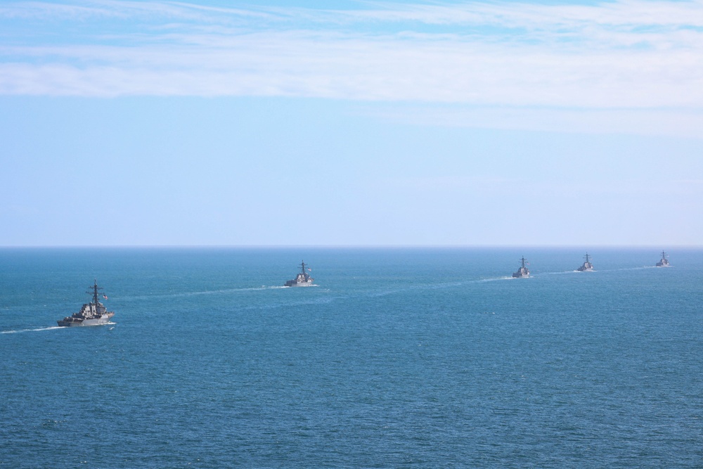Titans at Sea rehearsal