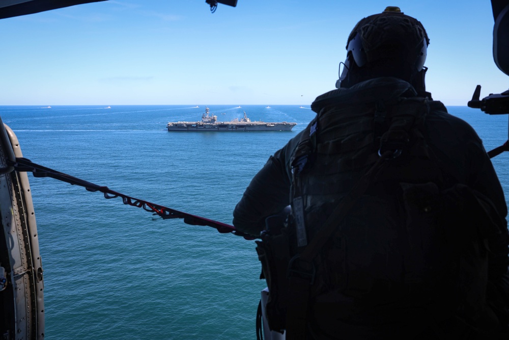 Titans at Sea rehearsal