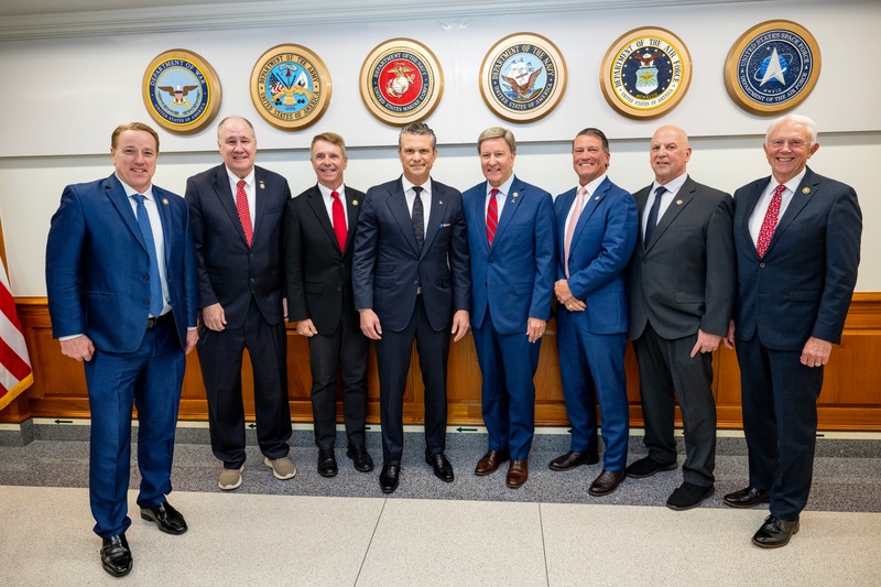 SW Hegseth meets with members of the U.S. House Armed Service Committee