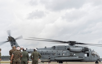U.S. Marines with 2nd Marine Aircraft Wing execute Carolina Dragon 25 aboard SS Wright (T-AVB-3)