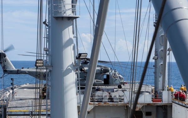 U.S. Marines with 2nd Marine Aircraft Wing execute Carolina Dragon 25 aboard SS Wright (T-AVB-3)