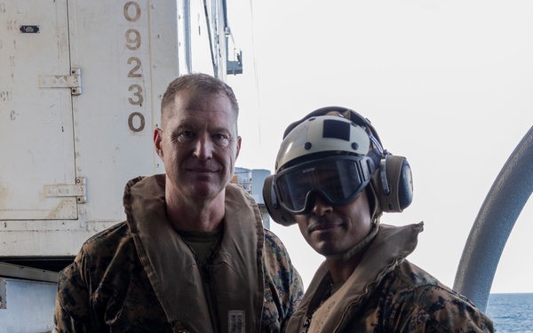 U.S. Marines with 2nd Marine Aircraft Wing execute Carolina Dragon 25 aboard SS Wright (T-AVB-3)
