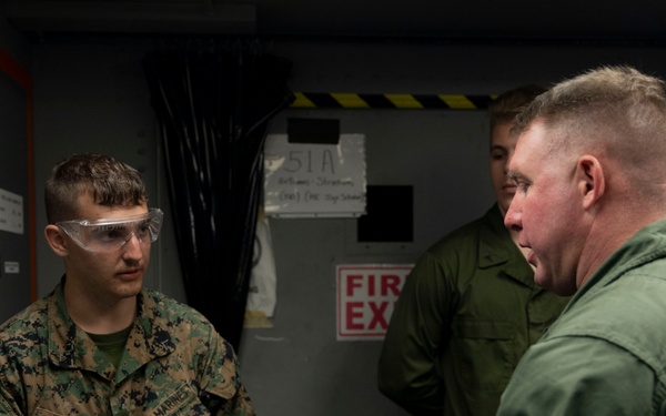 U.S. Marines with 2nd Marine Aircraft Wing execute Carolina Dragon 25 aboard SS Wright (T-AVB-3)