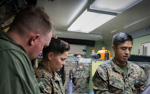 U.S. Marines with 2nd Marine Aircraft Wing execute Carolina Dragon 25 aboard SS Wright (T-AVB-3)