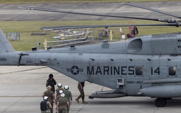 U.S. Marines with 2nd Marine Aircraft Wing execute Carolina Dragon 25 aboard SS Wright (T-AVB-3)