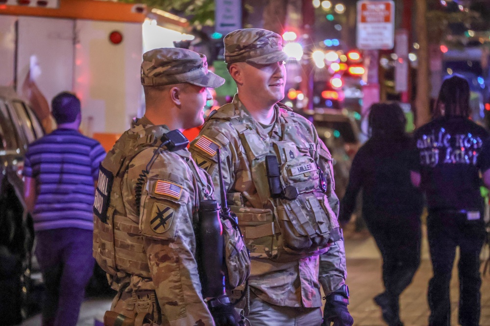 JTF- D.C Georgia National Guard Soldiers
