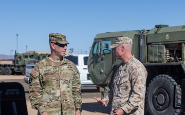 Maj. Gen. David Gardner visits JTF-SB Service members