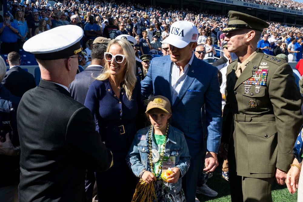 SW Hegseth Attends Navy, Air Force Football Game