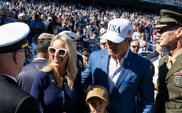 SW Hegseth Attends Navy, Air Force Football Game