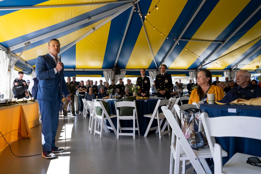 SW Hegseth Attends Navy, Air Force Football Game