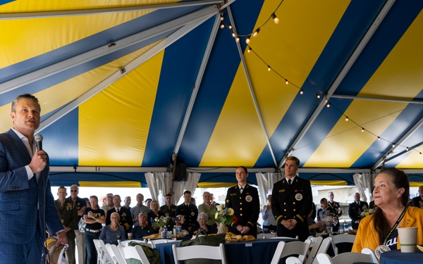 SW Hegseth Attends Navy, Air Force Football Game