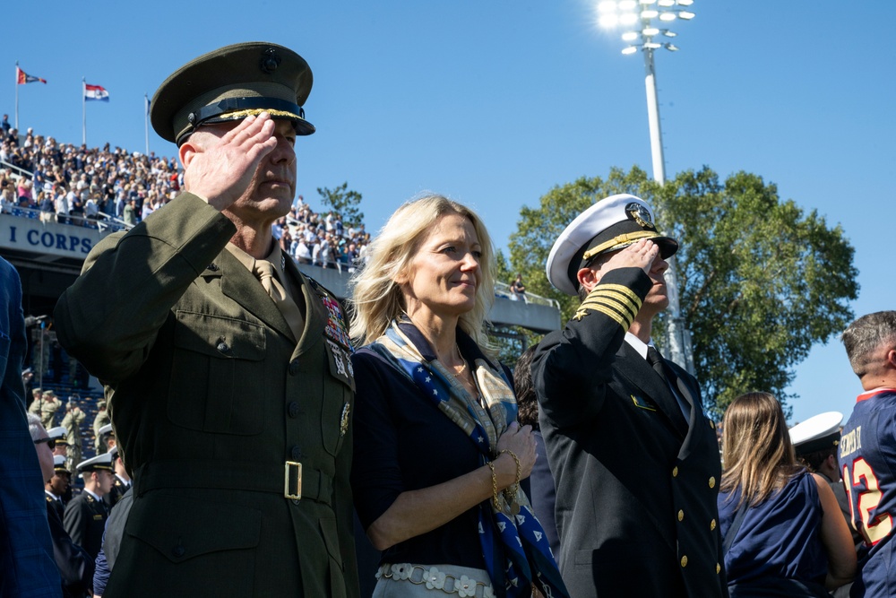 SW Hegseth Attends Navy, Air Force Football Game
