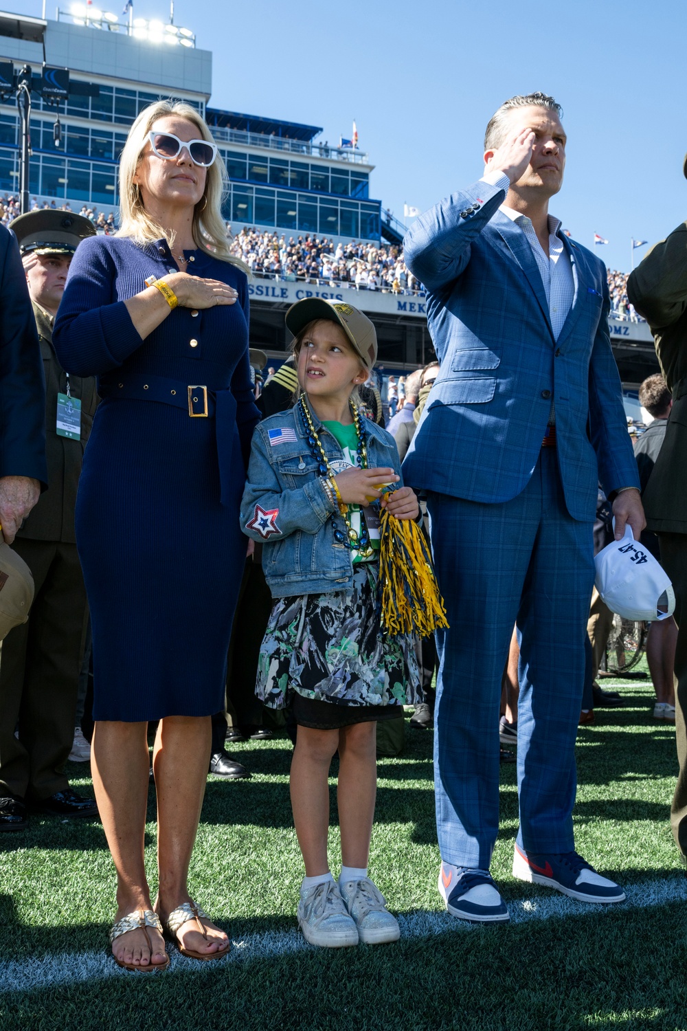SW Hegseth Attends Navy, Air Force Football Game