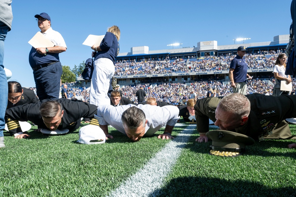 SW Hegseth Attends Navy, Air Force Football Game