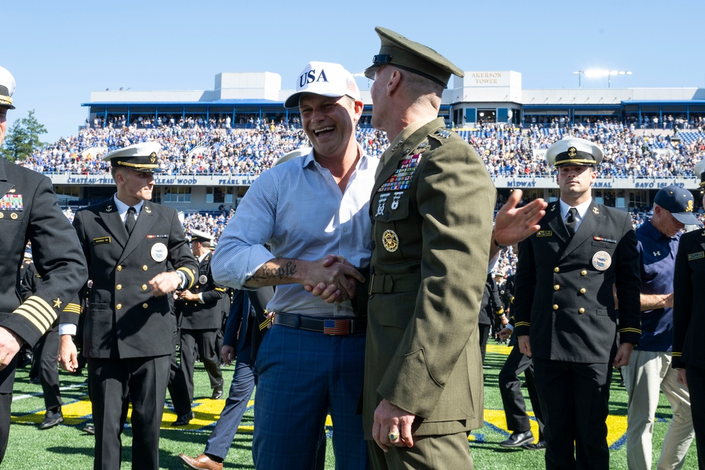 SW Hegseth Attends Navy, Air Force Football Game