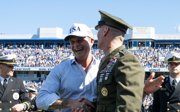 SW Hegseth Attends Navy, Air Force Football Game