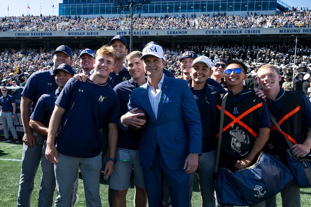 SW Hegseth Attends Navy, Air Force Football Game