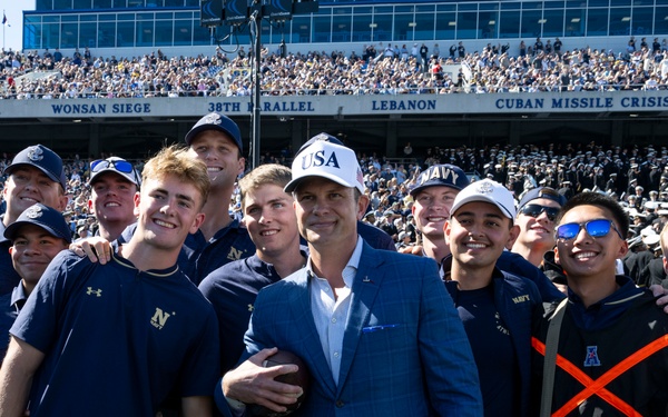 SW Hegseth Attends Navy, Air Force Football Game