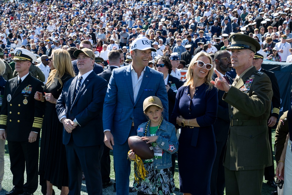 SW Hegseth Attends Navy, Air Force Football Game