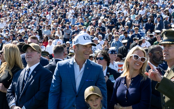SW Hegseth Attends Navy, Air Force Football Game