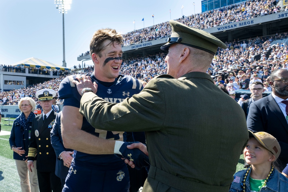 SW Hegseth Attends Navy, Air Force Football Game