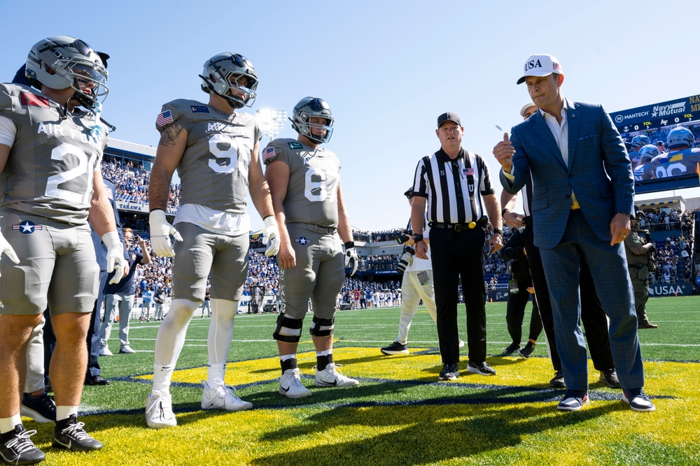 SW Hegseth Attends Navy, Air Force Football Game