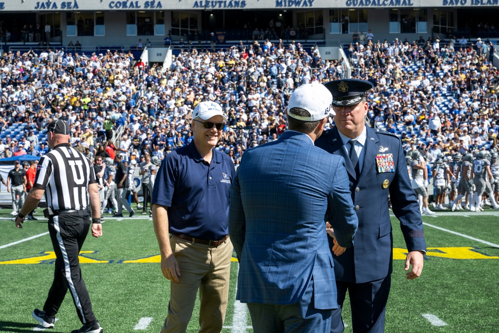 SW Hegseth Attends Navy, Air Force Football Game