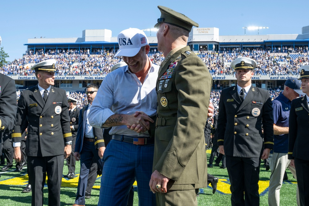 SW Hegseth Attends Navy, Air Force Football Game