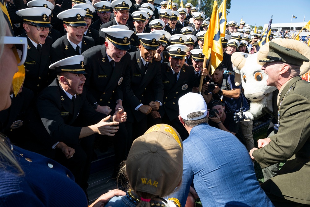 SW Hegseth Attends Navy, Air Force Football Game
