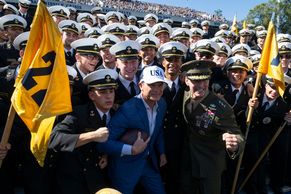 SW Hegseth Attends Navy, Air Force Football Game