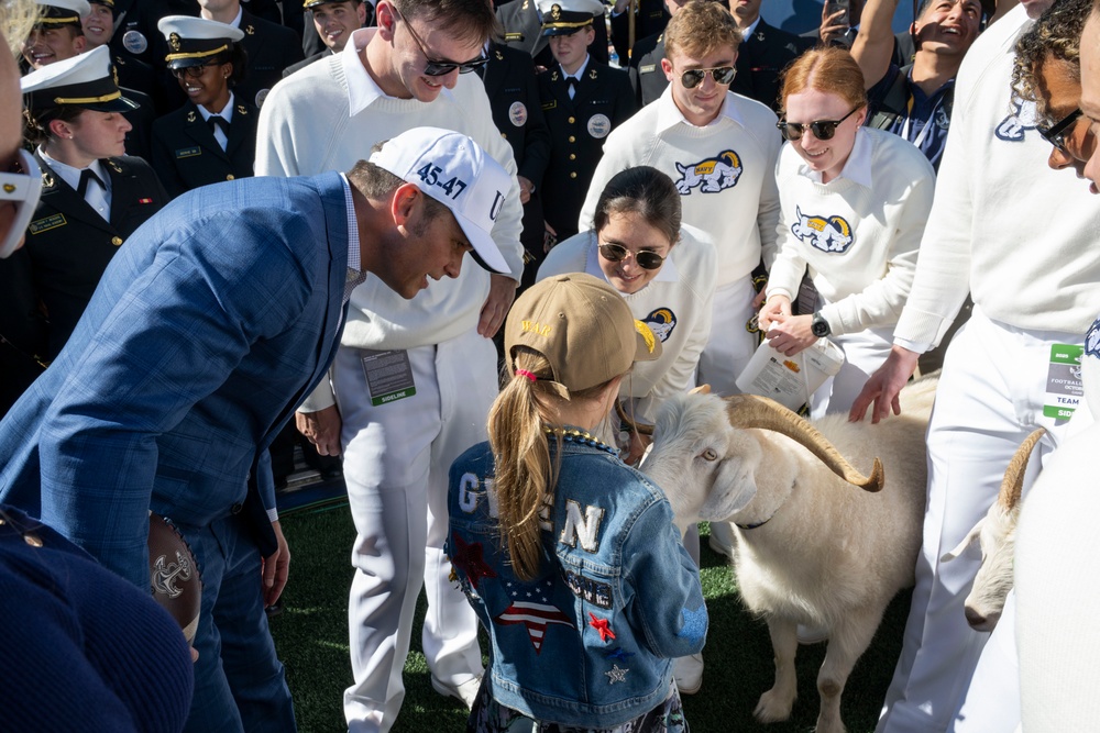 SW Hegseth Attends Navy, Air Force Football Game