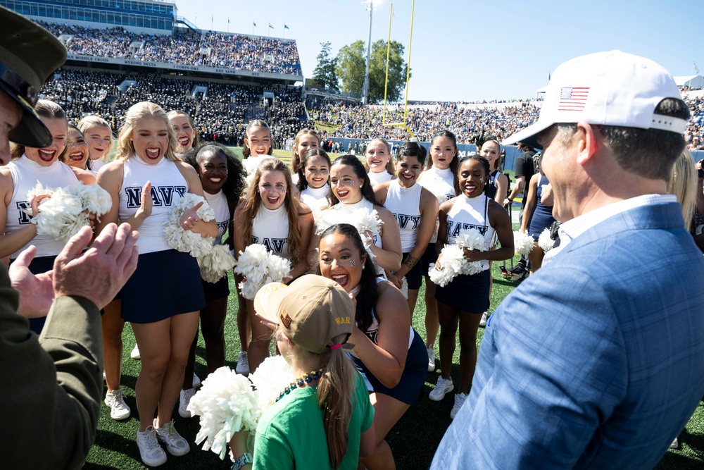 SW Hegseth Attends Navy, Air Force Football Game