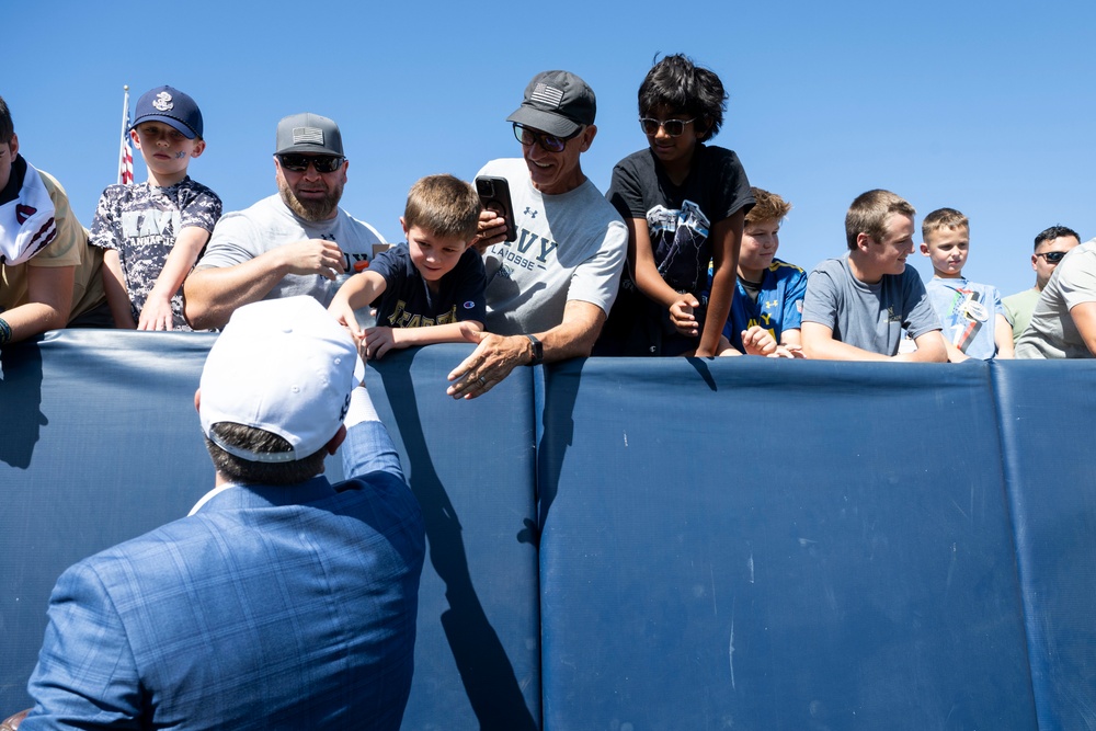 SW Hegseth Attends Navy, Air Force Football Game