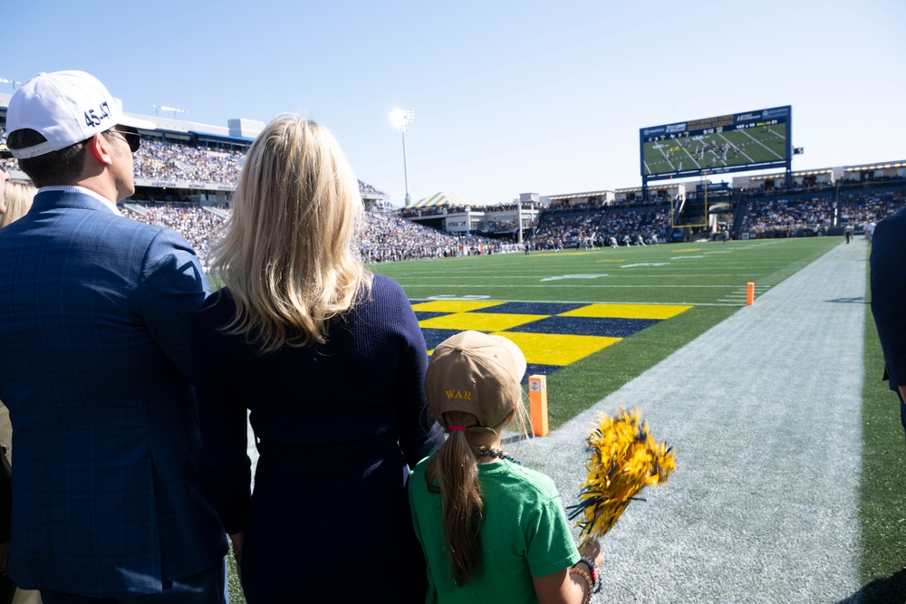 SW Hegseth Attends Navy, Air Force Football Game