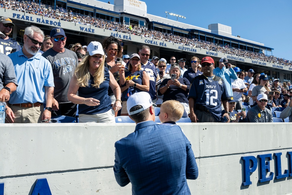 SW Hegseth Attends Navy, Air Force Football Game