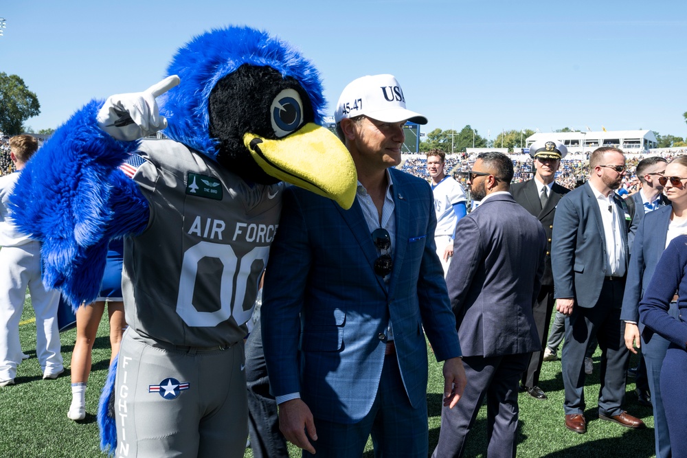 SW Hegseth Attends Navy, Air Force Football Game