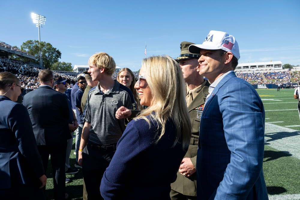 SW Hegseth Attends Navy, Air Force Football Game