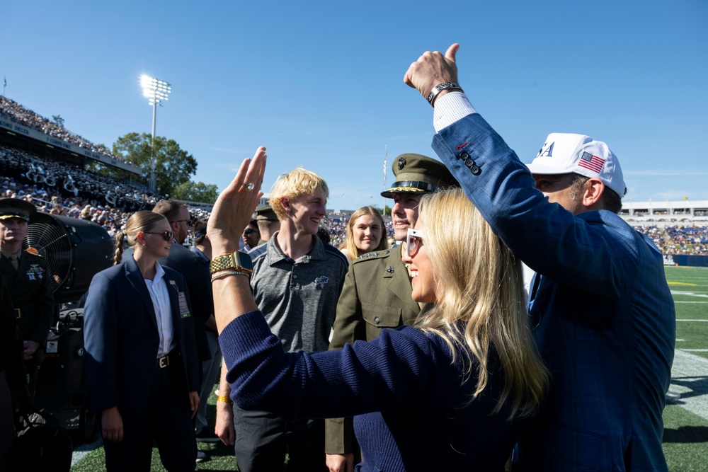 SW Hegseth Attends Navy, Air Force Football Game