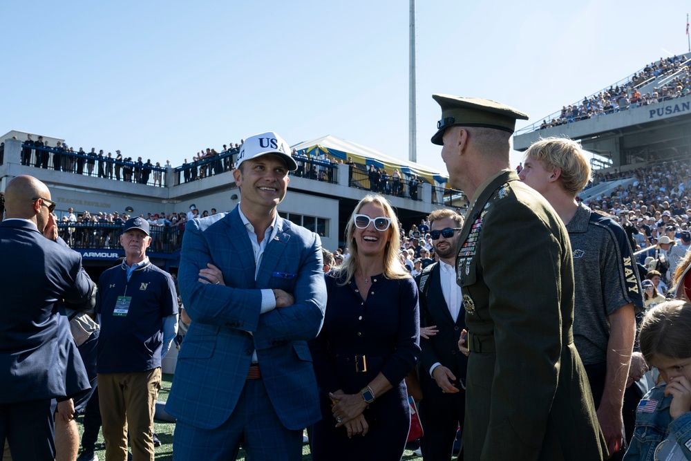 SW Hegseth Attends Navy, Air Force Football Game