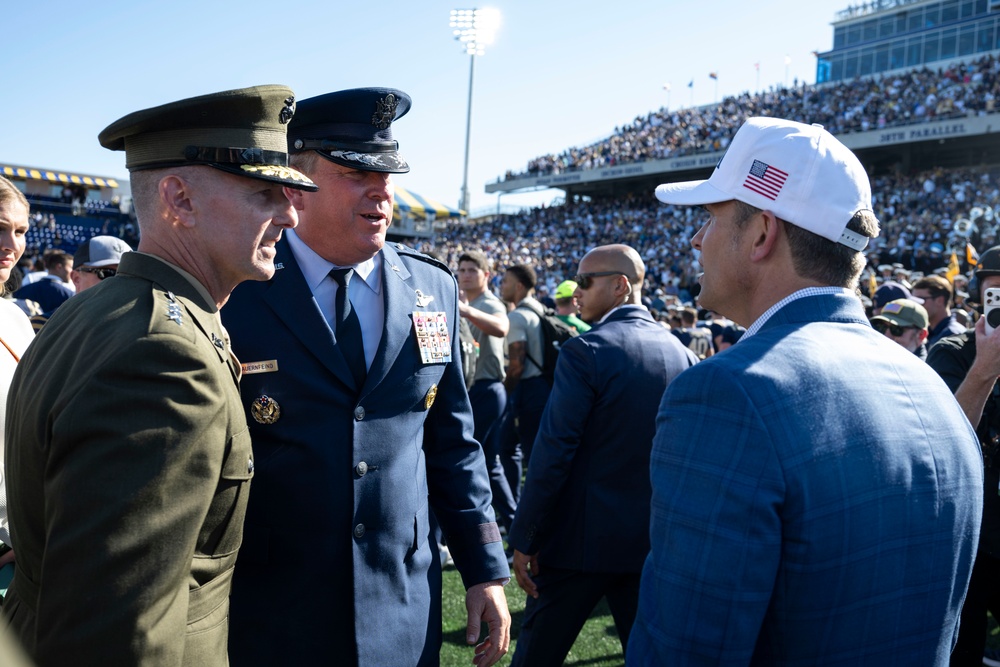 SW Hegseth Attends Navy, Air Force Football Game