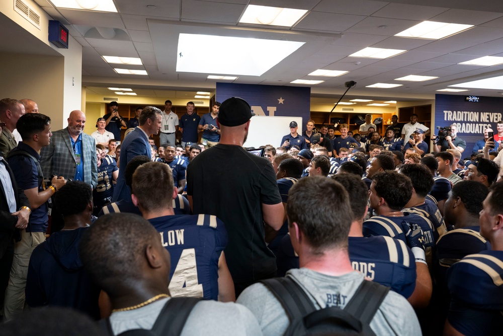 SW Hegseth Attends Navy, Air Force Football Game