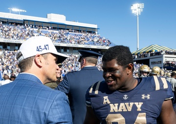 SW Hegseth Attends Navy, Air Force Football Game